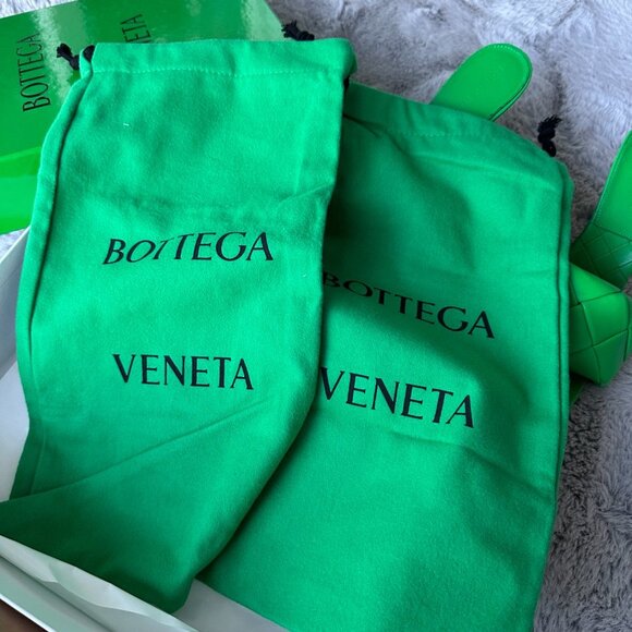 BOTTEGA VENETA LIDO MULE SIGNATURE GRASS GREEN COLOR - Picture 8 of 10